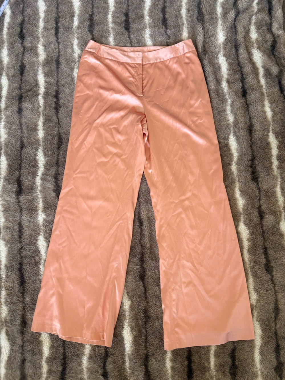 Randolph Duke Peach Satin Skirt